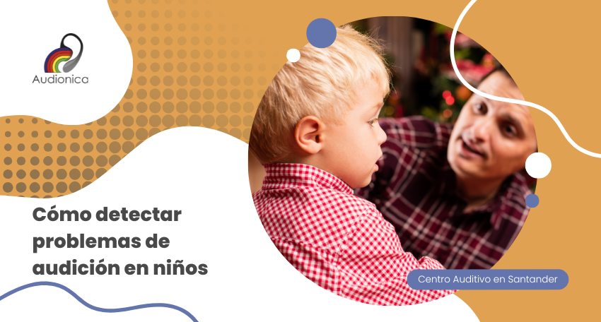 Niño con problemas de audición